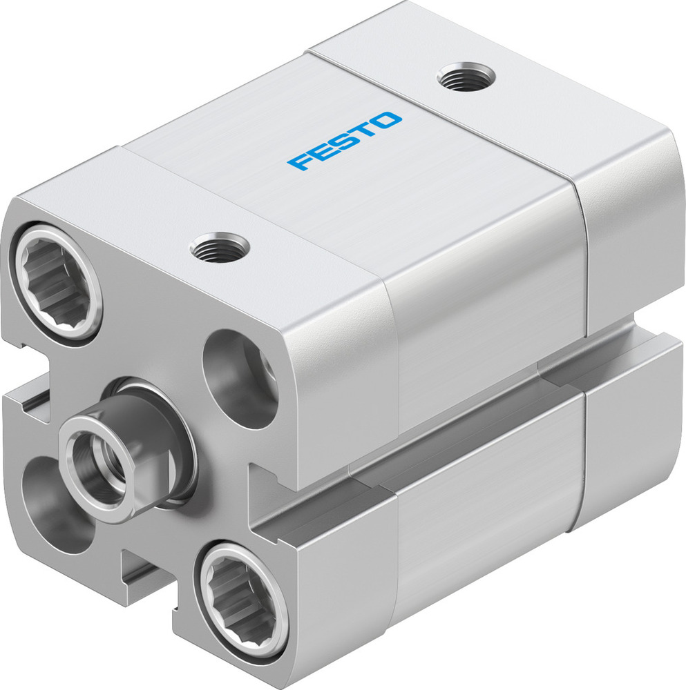 Festo Kompaktzylinder 20mm Bohrung 10mm Hub ISO 21287 Doppelt Wirkend - 536243
