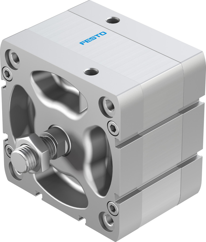 Festo Kompaktzylinder 100mm Bohrung 15mm Hub ISO 21287 Doppelt Wirkend - 536375