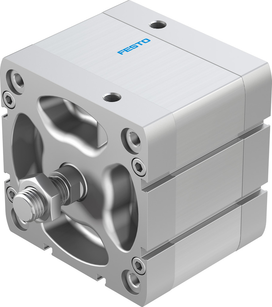 Festo Kompaktzylinder 100mm Bohrung 30mm Hub ISO 21287 Doppelt Wirkend - 536378