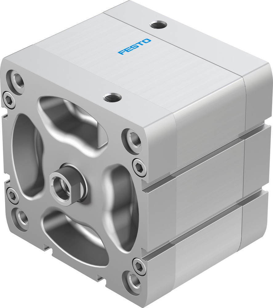 Festo Compact Cylinder 100mm Bore 30mm Stroke ISO 21287 Double Acting - 536388