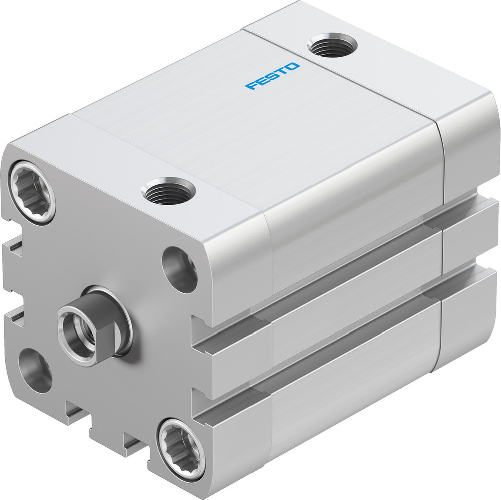 Festo Compact Cylinder 40mm Bore 30mm Stroke ISO 21287 Double Acting - 572668