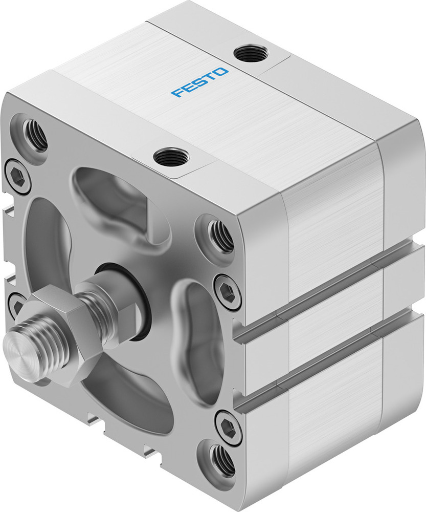 Festo Cilindro Compacto 80mm Diámetro 15mm Carrera ISO 21287 Doble Efecto - 572728