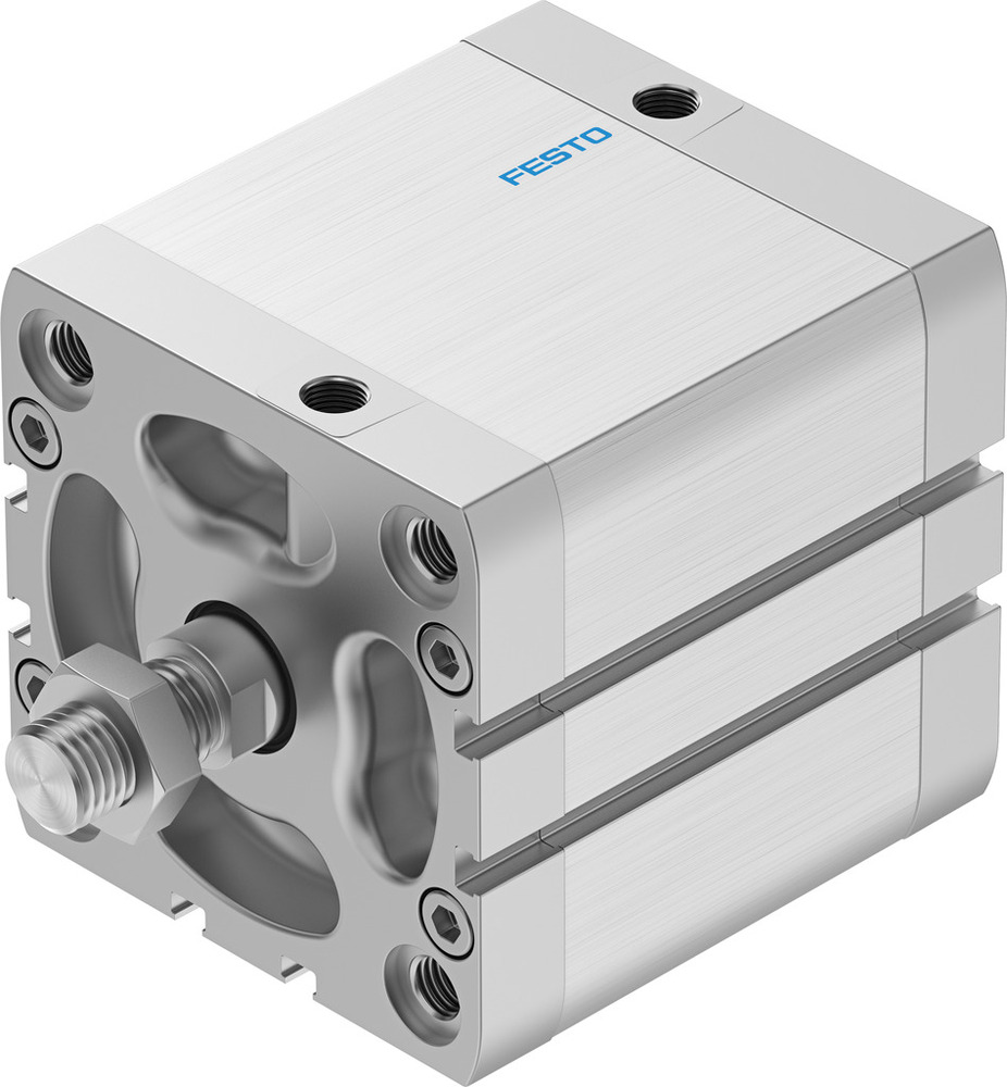 Festo Compact Cylinder 80mm Bore 50mm Stroke ISO 21287 Double Acting - 572733