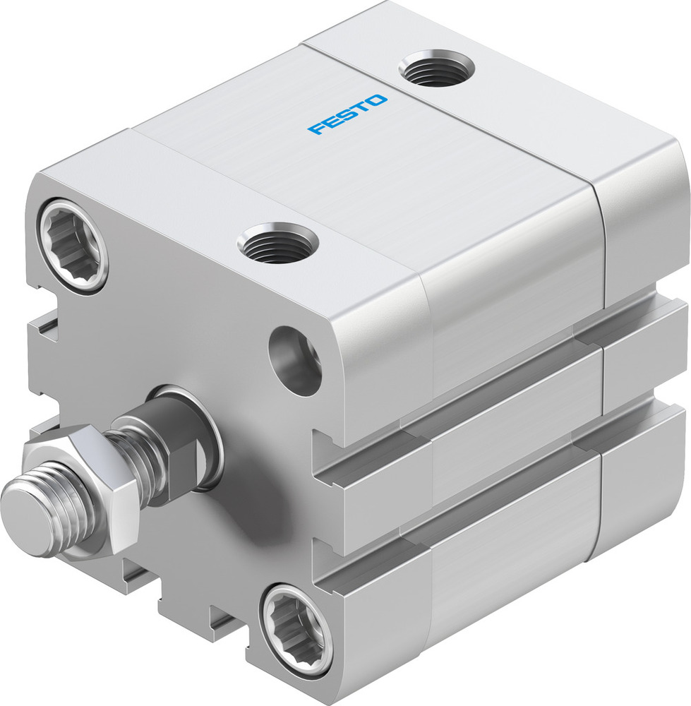 Festo Compacte Cilinder 40mm Boring 15mm Slag ISO 21287 Dubbelwerkend - 572674