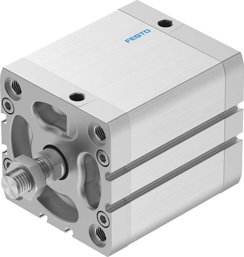 Festo Compacte Cilinder 80mm Boring 60mm Slag ISO 21287 Dubbelwerkend - 572734