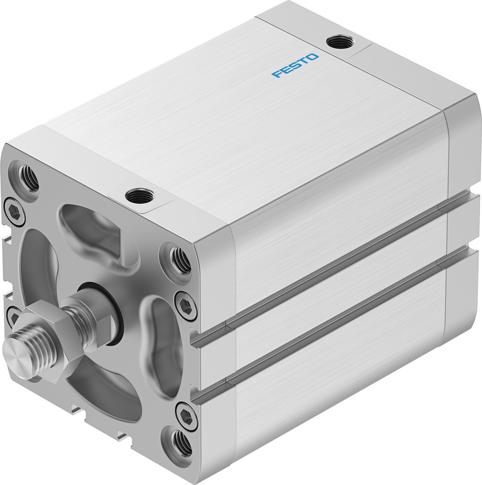 Festo Compacte Cilinder 80mm Boring 80mm Slag ISO 21287 Dubbelwerkend - 572735