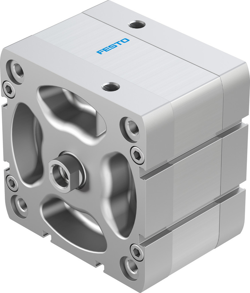 Festo Kompaktzylinder 100mm Bohrung 15mm Hub ISO 21287 Doppelt Wirkend - 577191