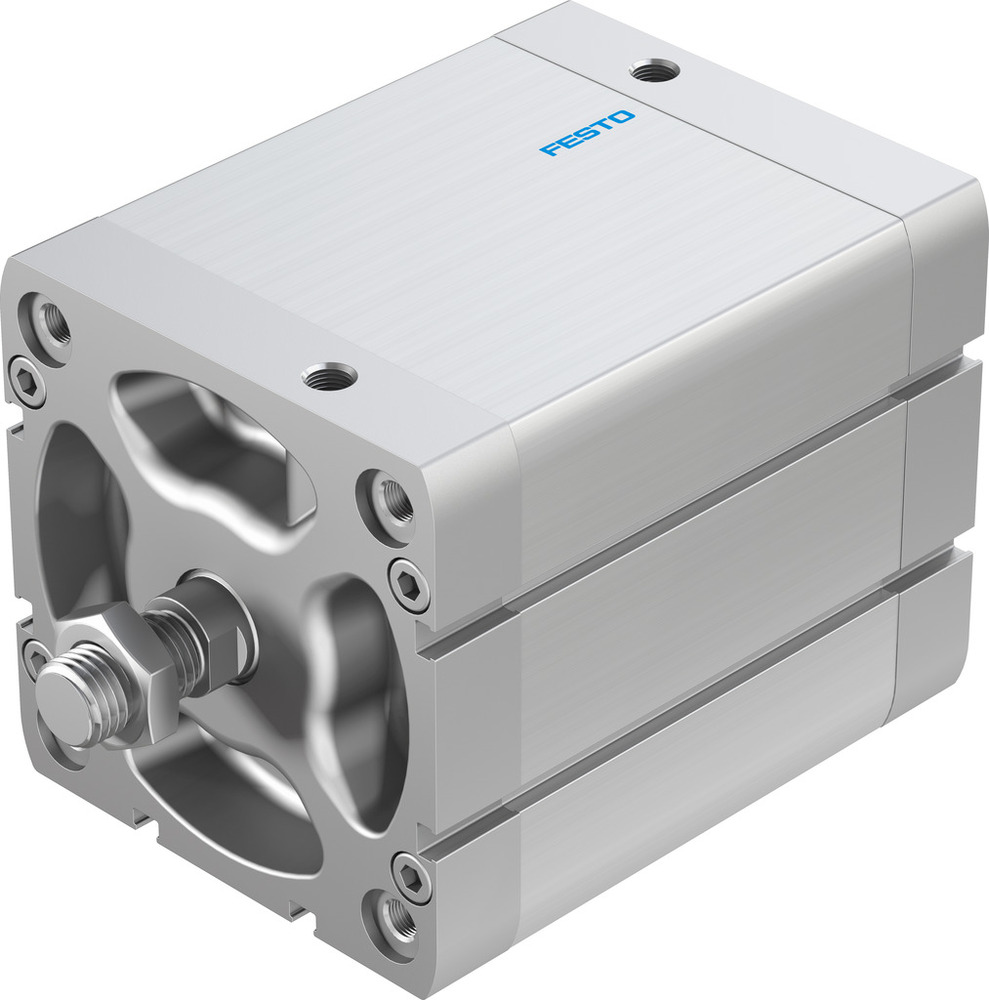 Festo Compacte Cilinder 100mm Boring 80mm Slag ISO 21287 Dubbelwerkend - 577207