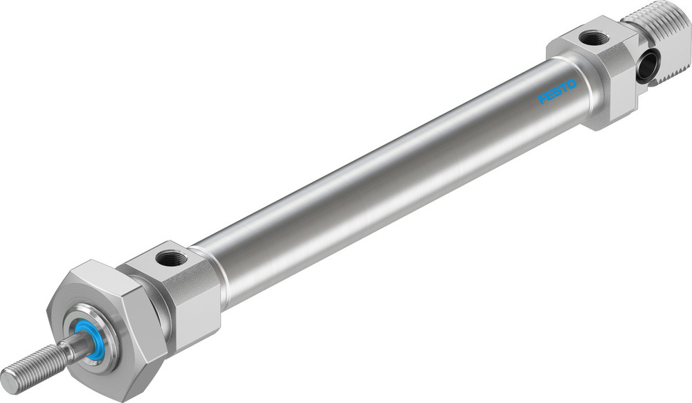 Festo Cilinder 10mm Boring 60mm Slag ISO 6432 Dubbelwerkend - 1908254
