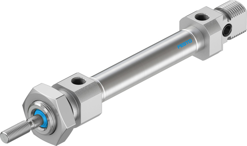 Cilindro Festo 8mm Diámetro 25mm Carrera ISO 6432 Doble Efecto - 19178