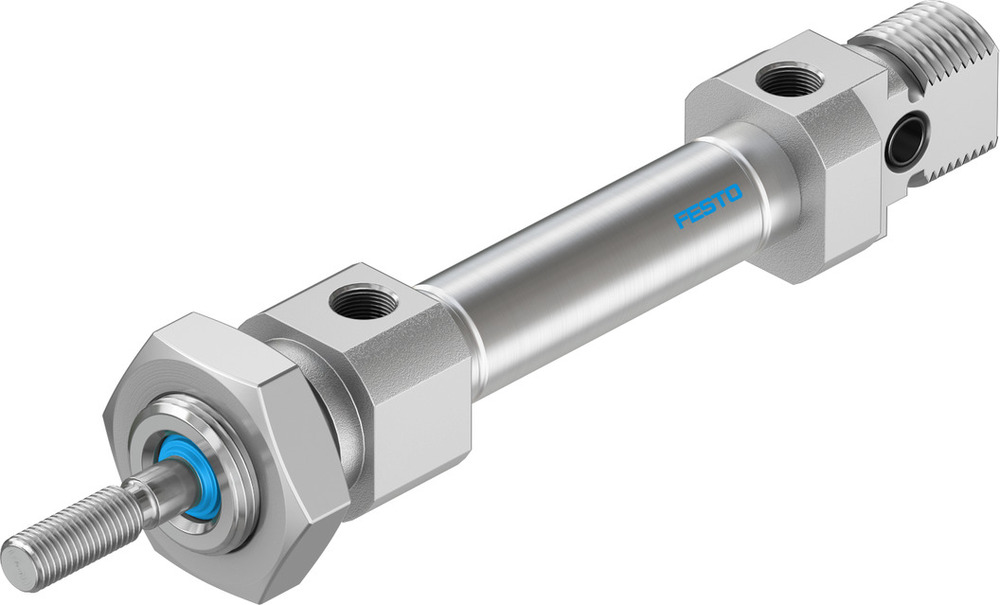 Festo Cilinder 8mm Boring 10mm Slag ISO 6432 Dubbelwerkend - 19177