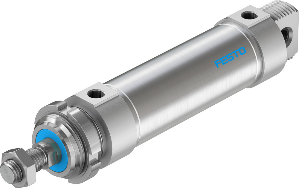 Festo Ronde Cilinder 50mm Boring 100mm Slag Dubbelwerkend - 196004