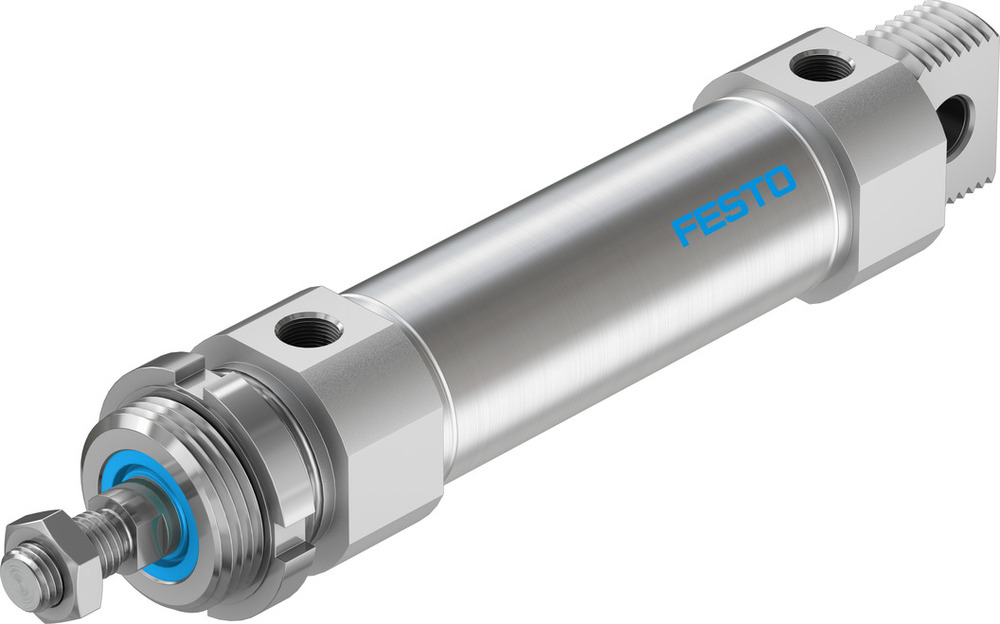 Festo Rundzylinder 40mm Bohrung 80mm Hub Doppelt Wirkend - 195993