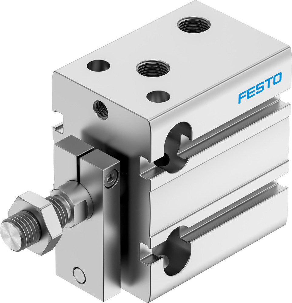 Festo Cilindro Compacto 32mm Diámetro 10mm Carrera Doble Efecto - 4828466