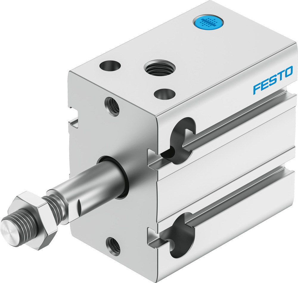 Festo Kompaktzylinder 32mm Bohrung 15mm Hub Einfach Wirkend - 4829131