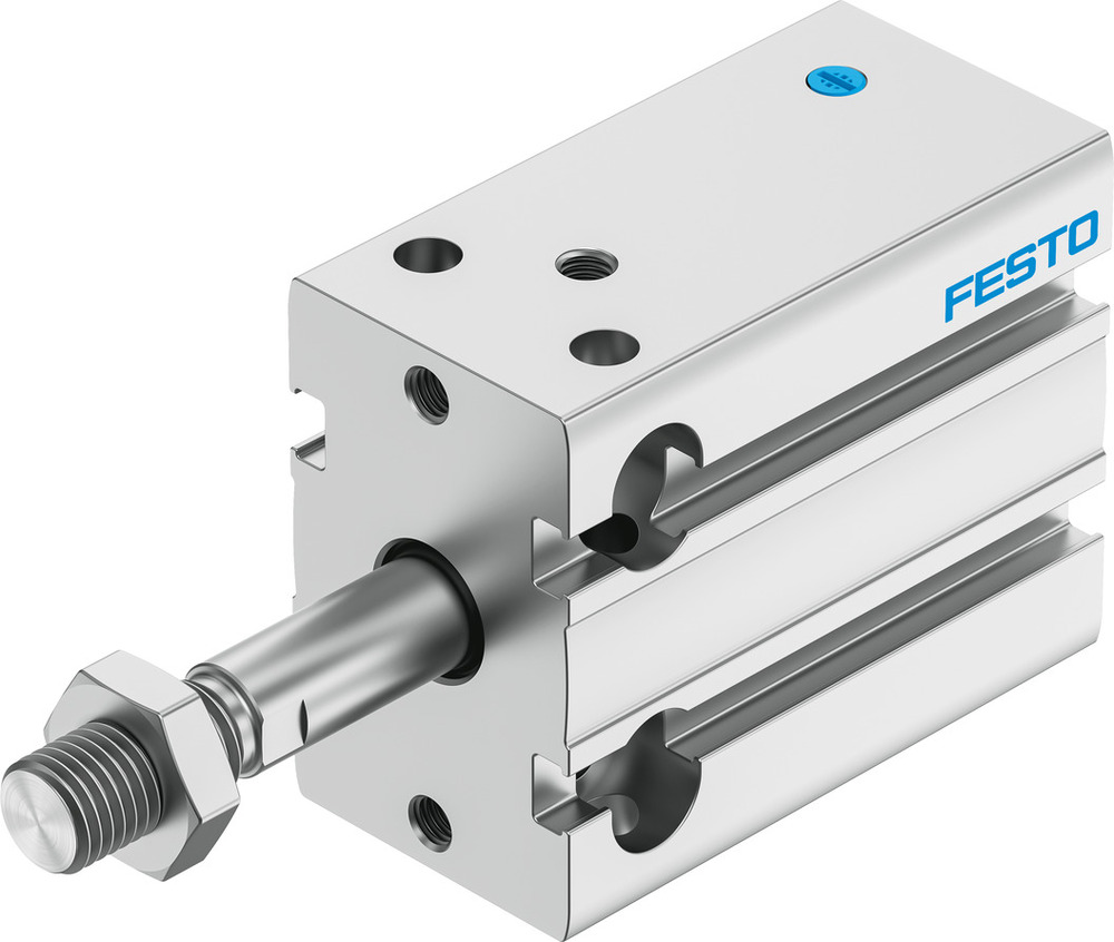 Festo Compact Cylinder 25mm Bore 15mm Stroke Single Acting - 4829868