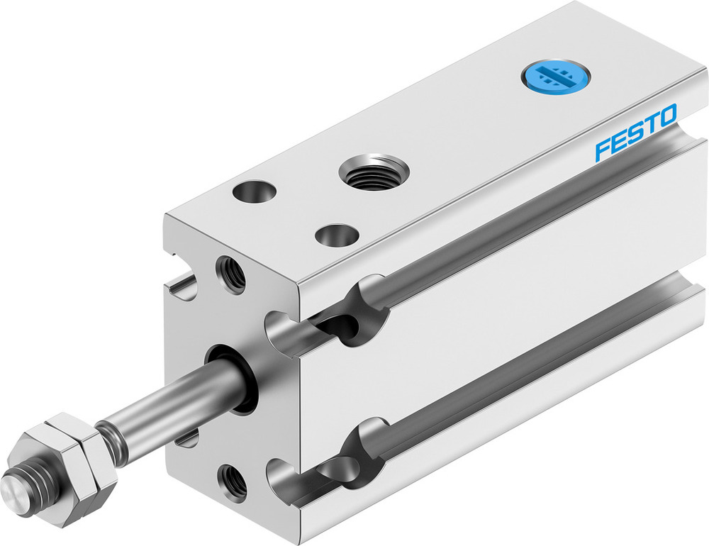 Festo Compact Cylinder 10mm Bore 10mm Stroke Single Acting - 4832171