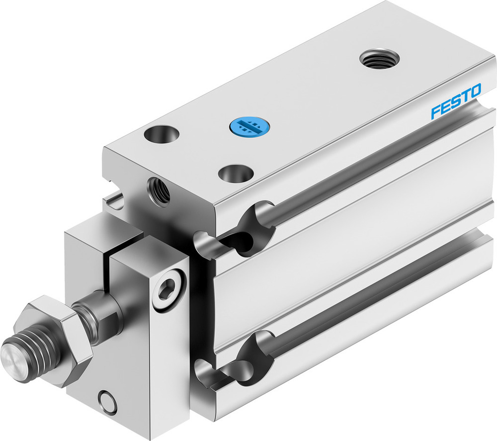 Festo Kompaktzylinder 16mm Bohrung 10mm Hub Einfach Wirkend - 4834368