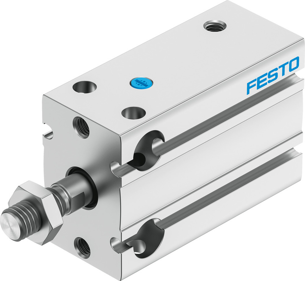 Festo Compact Cylinder 20mm Bore 15mm Stroke Single Acting - 4840809