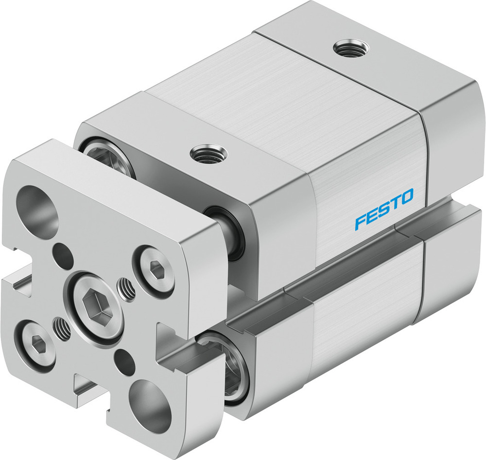 Festo Compacte Cilinder 20mm Boring 10mm Slag ISO 21287 Dubbelwerkend - 554221