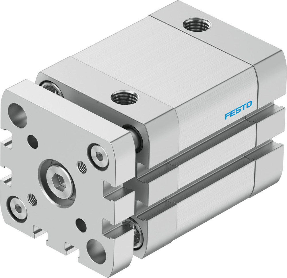 Festo Kompaktzylinder 40mm Bohrung 25mm Hub ISO 21287 Doppelt Wirkend - 554252