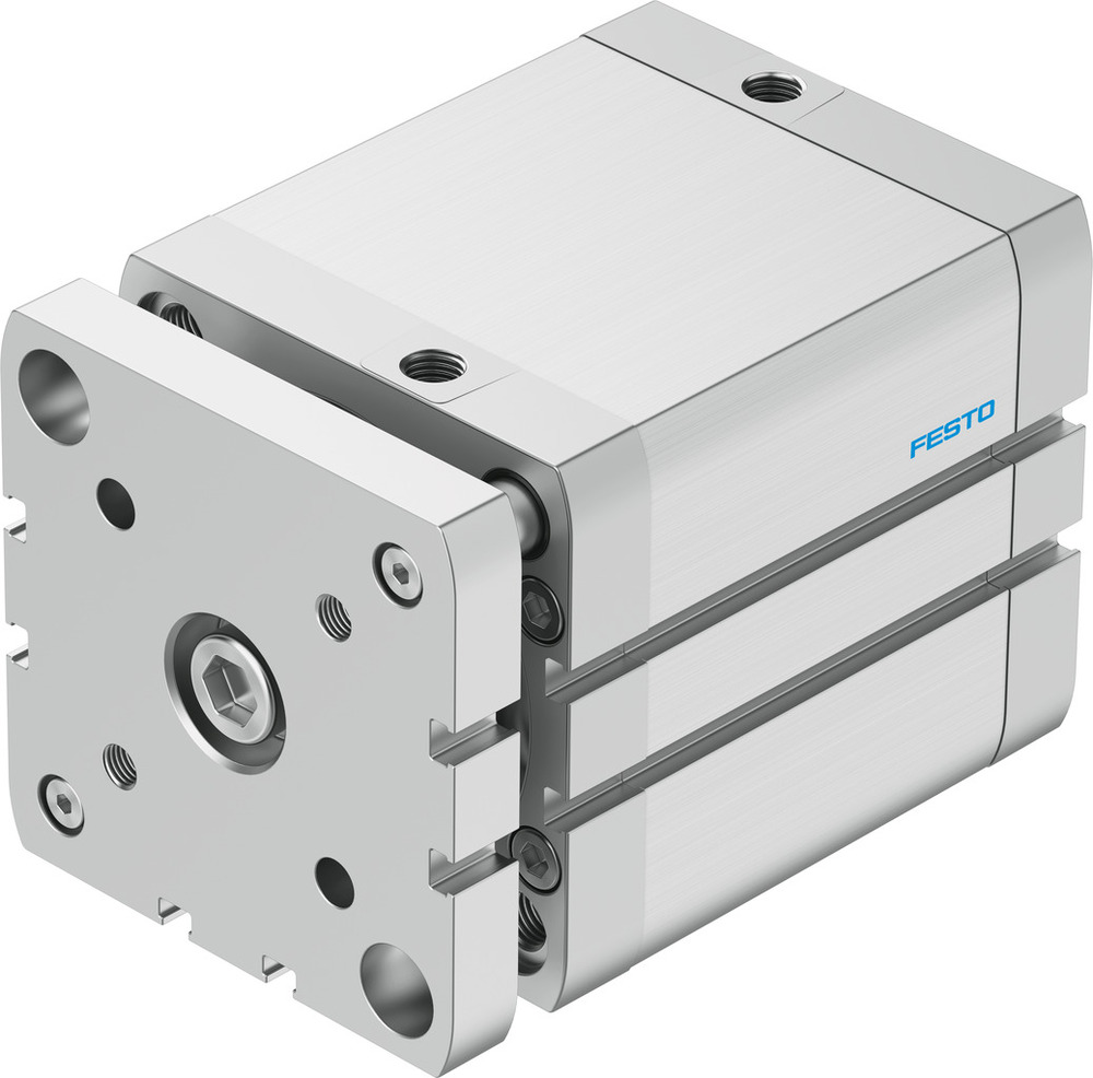 Festo Kompaktzylinder 80mm Bohrung 60mm Hub ISO 21287 Doppelt Wirkend - 554284