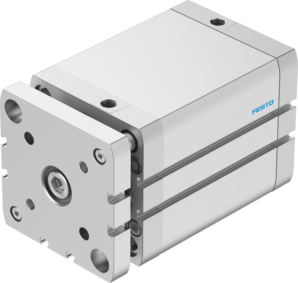 Festo Compacte Cilinder 80mm Boring 80mm Slag ISO 21287 Dubbelwerkend - 554285