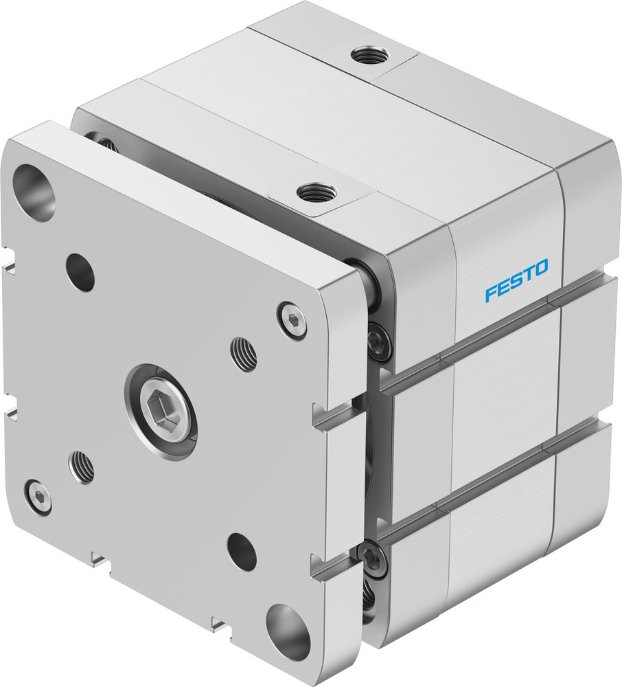 Festo Kompaktzylinder 100mm Bohrung 15mm Hub ISO 21287 Doppelt Wirkend - 554287