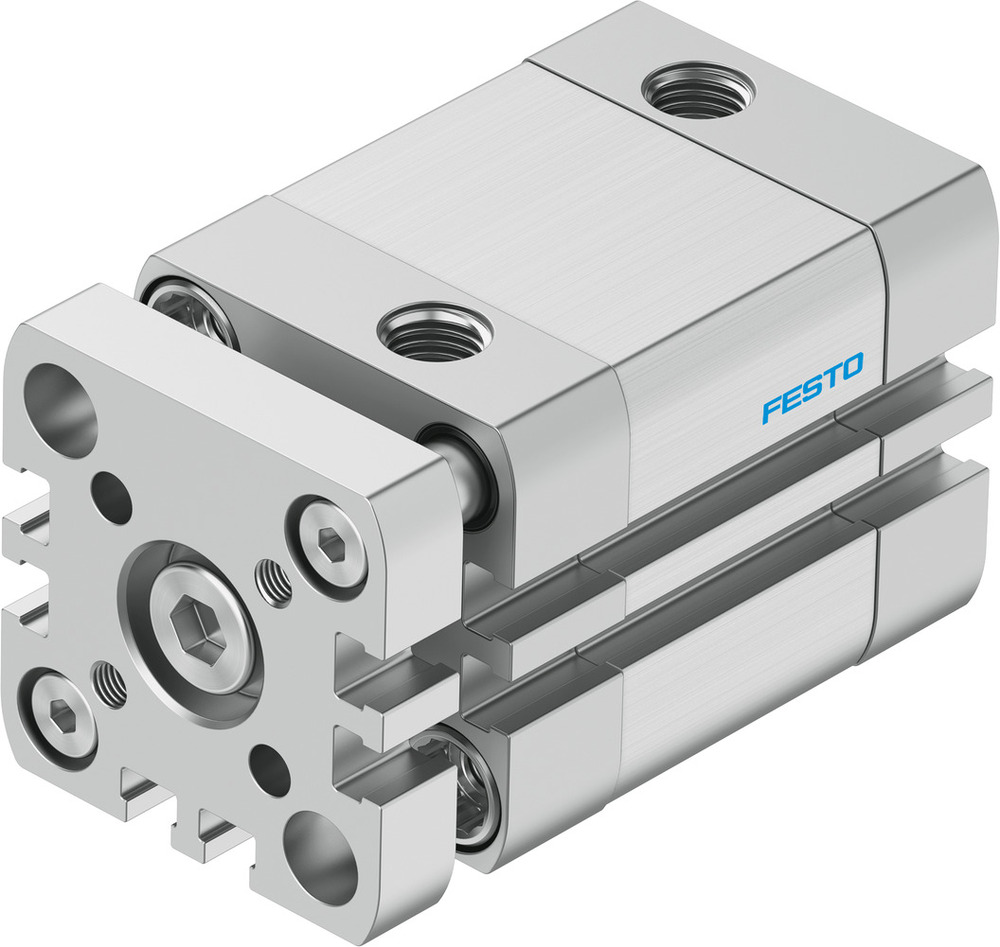 Festo Cilindro Compacto 32mm Diámetro 20mm Carrera ISO 21287 Doble Efecto - 574024