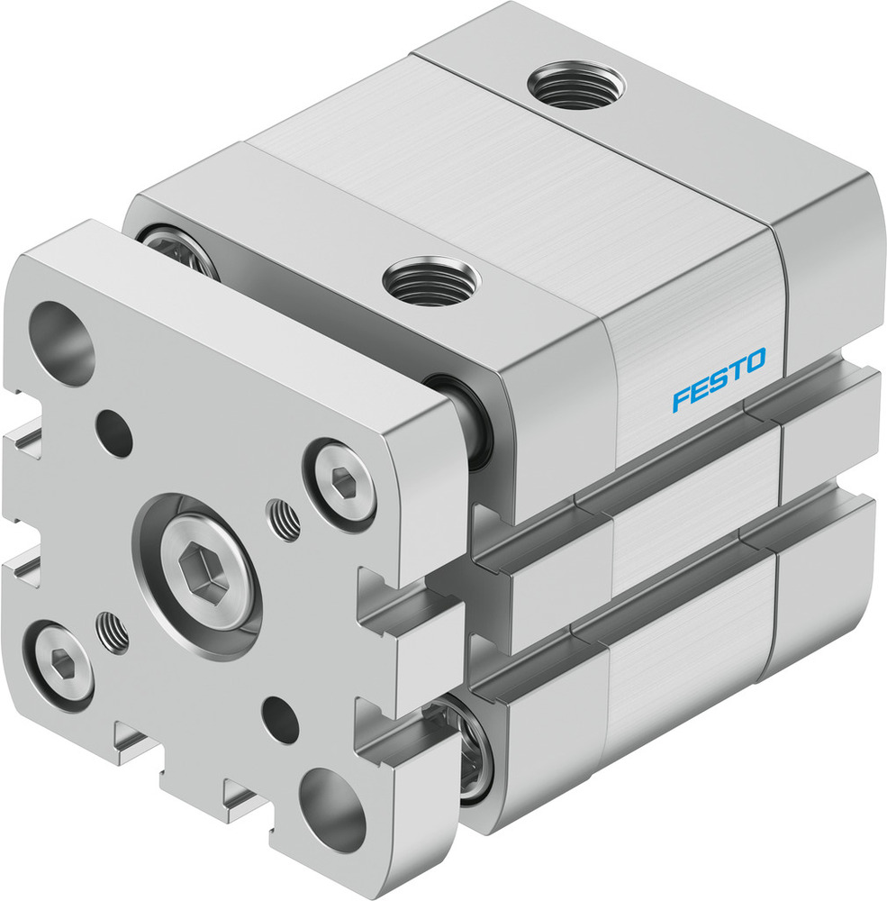 Festo Cilindro Compacto 40mm Diámetro 10mm Carrera ISO 21287 Doble Efecto - 574031