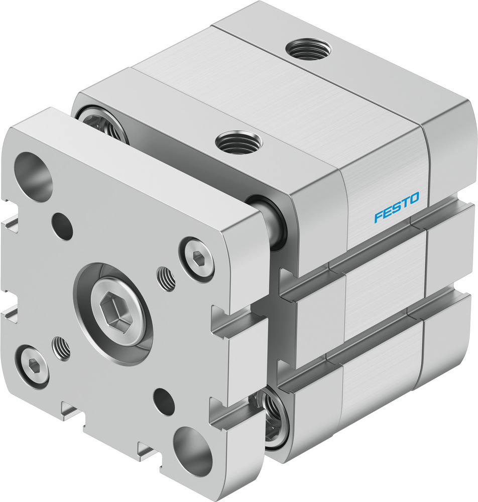 Festo Compact Cylinder 50mm Bore 10mm Stroke ISO 21287 Double Acting - 574040