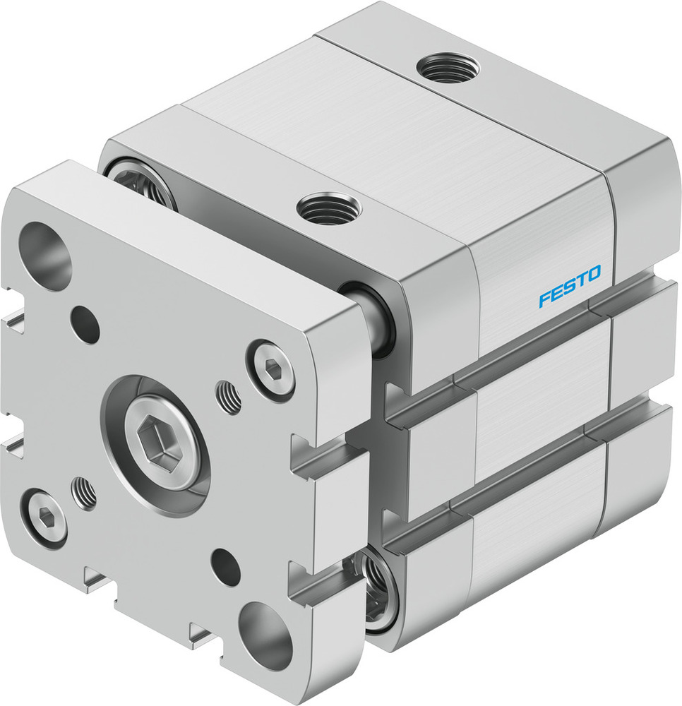 Festo Cilindro Compacto 50mm Diámetro 15mm Carrera ISO 21287 Doble Efecto - 574041