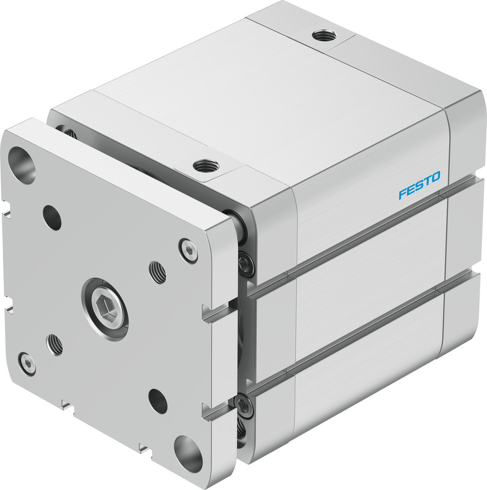 Festo Cilindro Compacto 100mm Diámetro 60mm Carrera ISO 21287 Doble Efecto - 577231