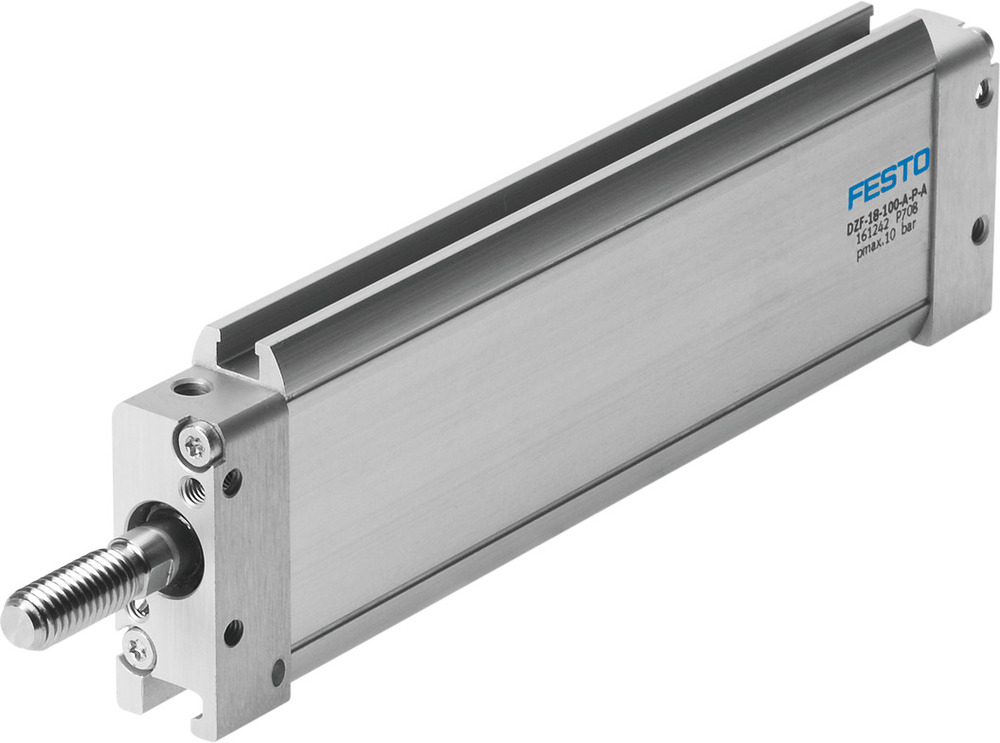 Festo Flat Cylinder 18mm Bore 200mm Stroke Double Acting - 161245