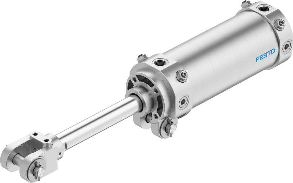 Festo Gelenkzylinder 63mm Bohrung 125mm Hub Doppelt Wirkend - 558115