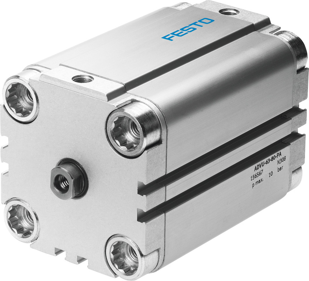 Festo Compact Cylinder 32mm Bore 30mm Stroke Double Acting - 156535