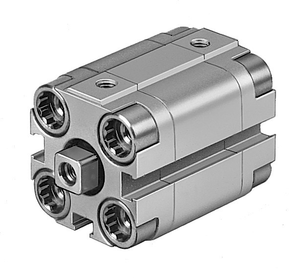 Festo Kompaktzylinder 16mm Bohrung 20mm Hub Doppeltwirkend - 156682