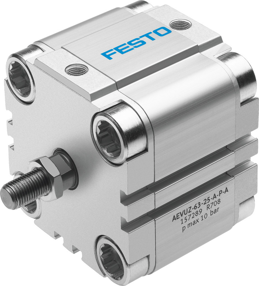 Festo Vérin Compact 100mm Alésage 25mm Course Simple Effet - 157297
