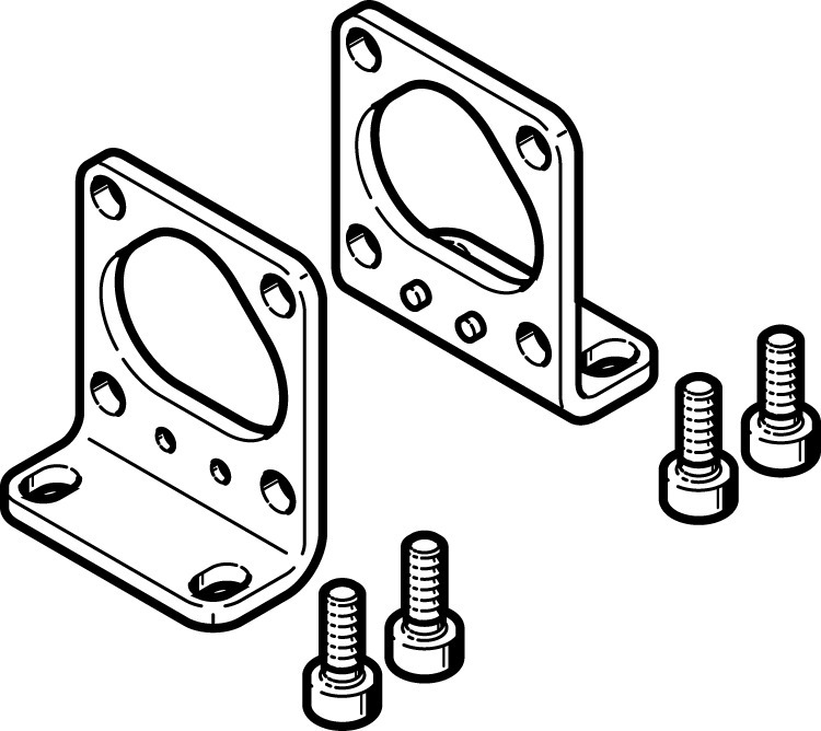 Festo Fußbefestigung Baugröße 18 - 158472