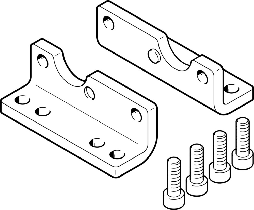 Festo Fixation Par Pattes Taille 63 - 545237