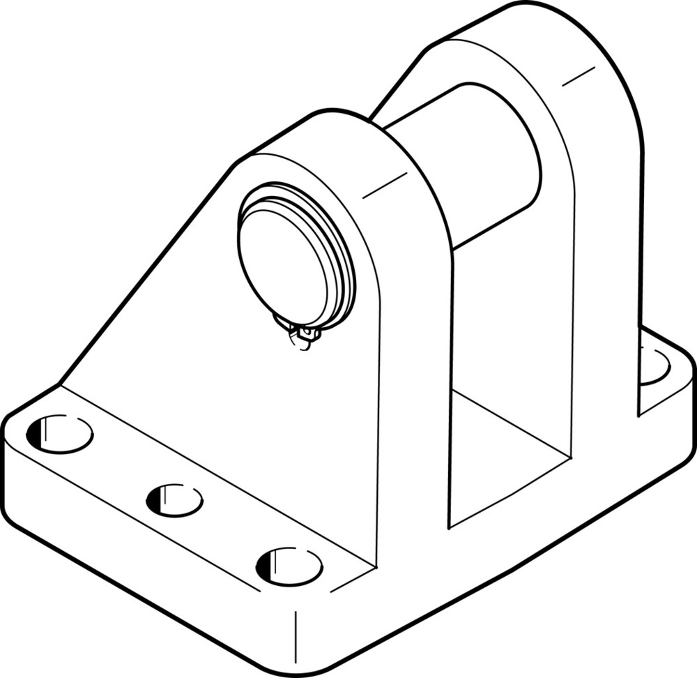 Festo Lagerblok Bouwgrootte 125 - 31767