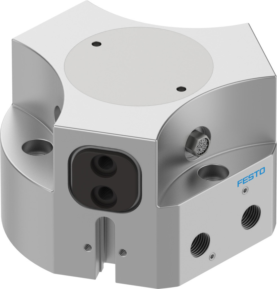 Festo Driepuntsgrijper 8mm Slag - Bouwgrootte 50 Dubbelwerkend - 1163043
