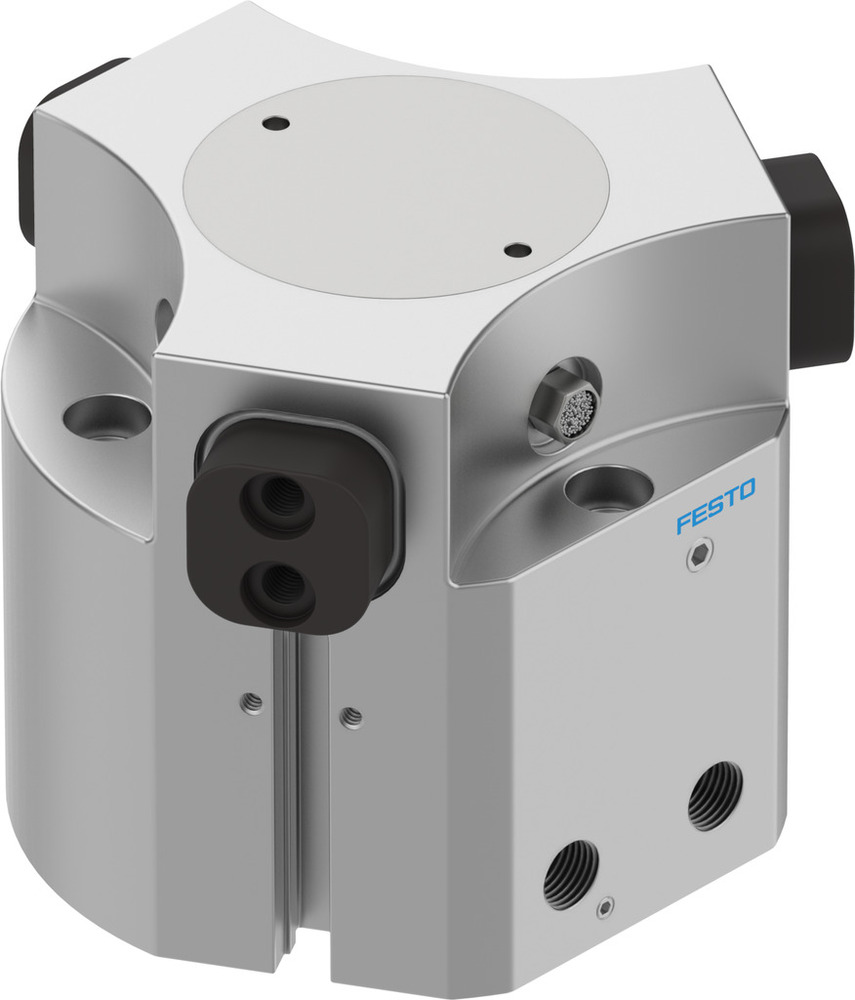 Festo Driepuntsgrijper 8mm Slag - Bouwgrootte 50 Dubbelwerkend - 1163044