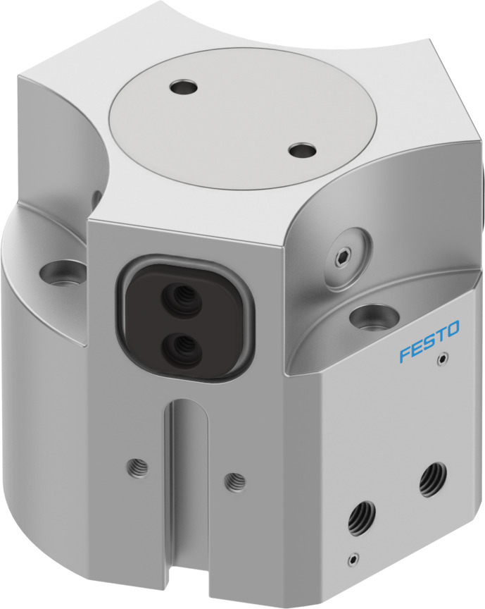Festo Driepuntsgrijper 4mm Slag - Bouwgrootte 35 Dubbelwerkend - 1163039