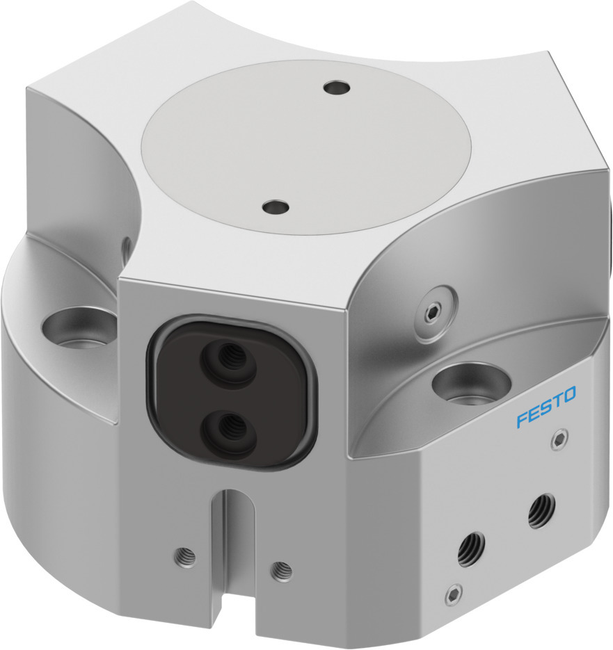 Festo Driepuntsgrijper 6mm Slag - Bouwgrootte 40 Dubbelwerkend - 1163040