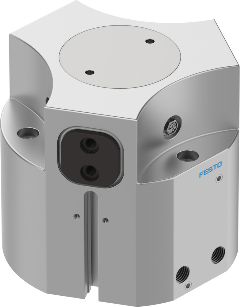 Festo Driepuntsgrijper 10mm Slag - Bouwgrootte 63 Dubbelwerkend - 1163048