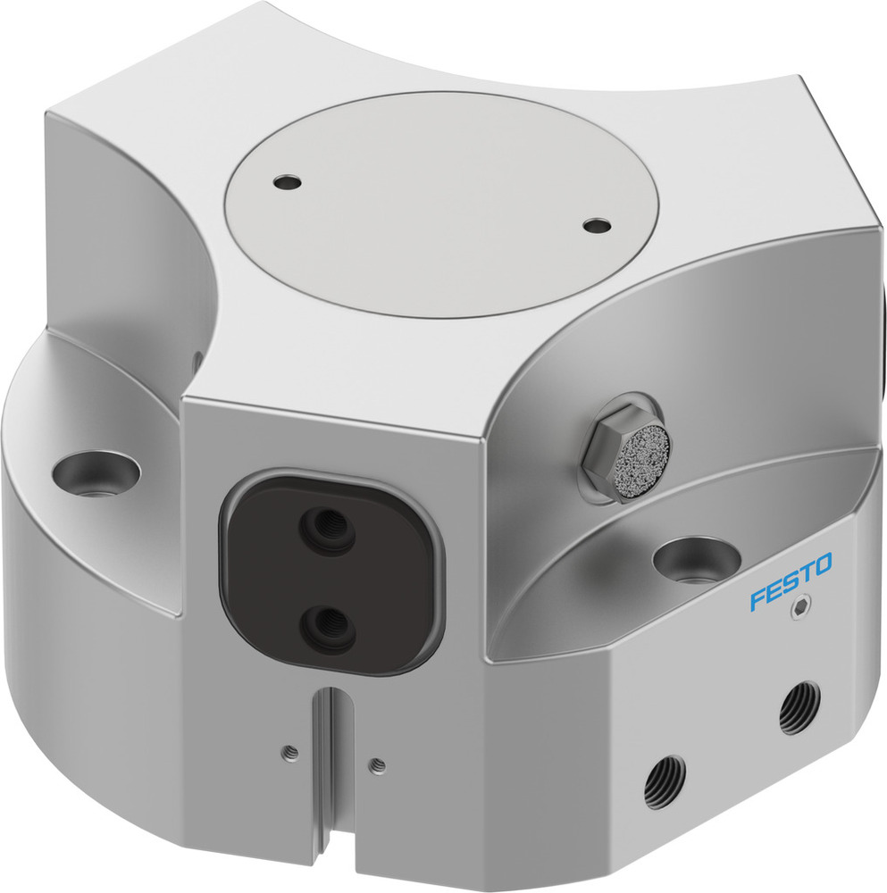 Festo Driepuntsgrijper 12mm Slag - Bouwgrootte 80 Dubbelwerkend - 1163049
