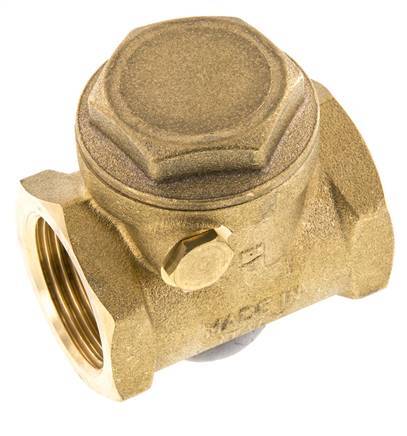 G 1'' Messing Rückschlagklappe 12 Bar (174 Psi) NBR Weiche Dichtung