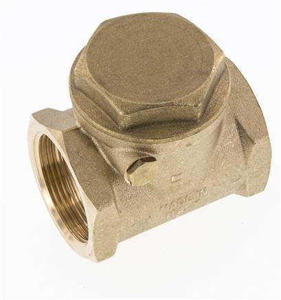 G 1-1/2'' Laiton Clapet À Battant 10 Bar (145 Psi) NBR Joint Souple