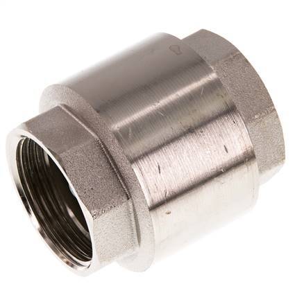 G 1-1/4'' Messing. Vernickelt Rückschlagventil 10 Bar (145 Psi)